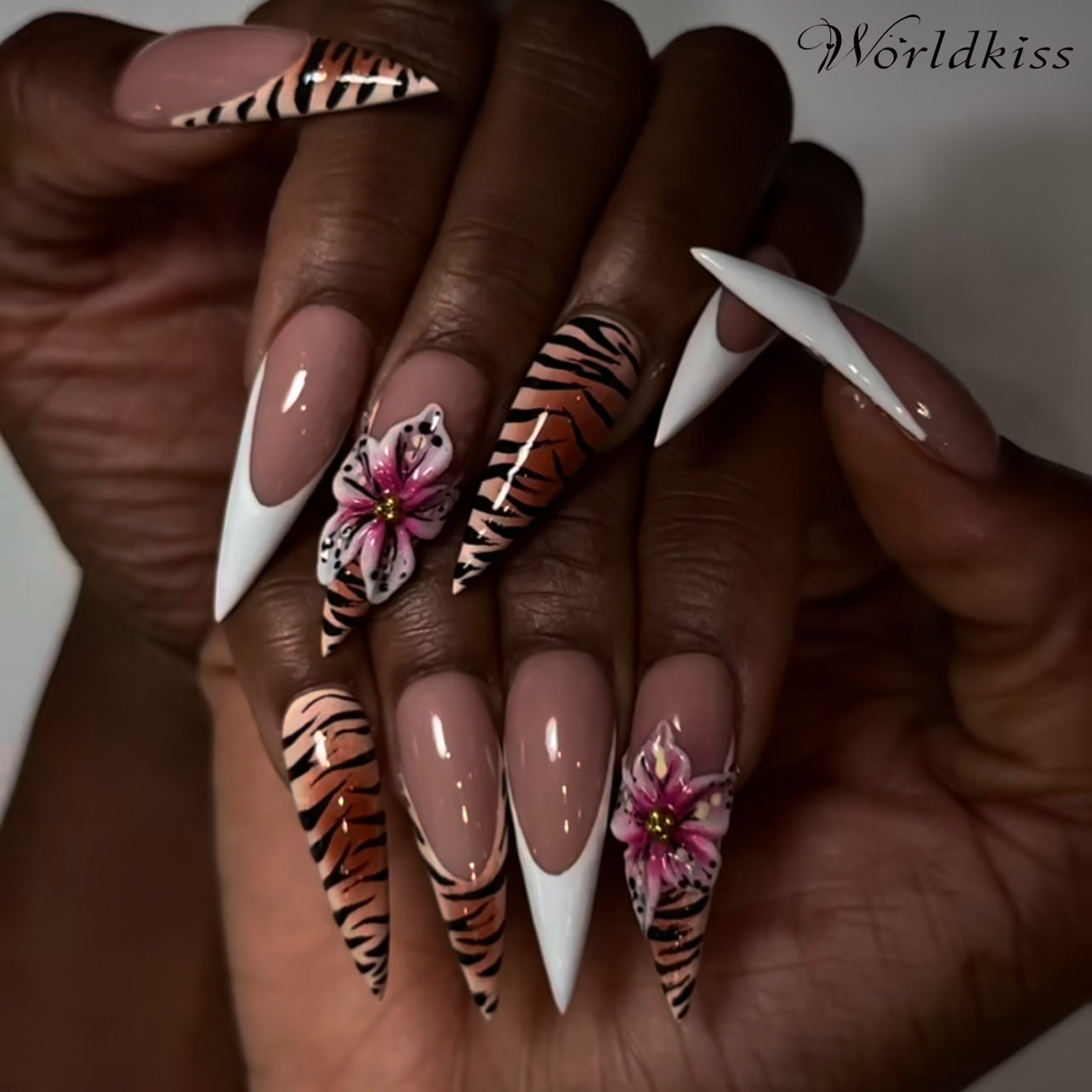 Leopard Press-On Nails